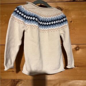 Toddler fair isle sweater